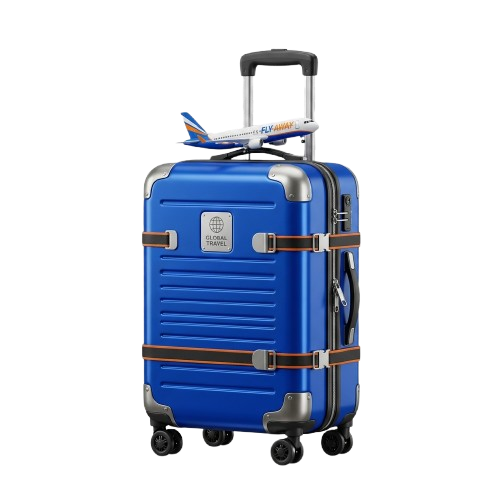 Taxi Groups 3D Blue Airport Transfer Trolley Bag
